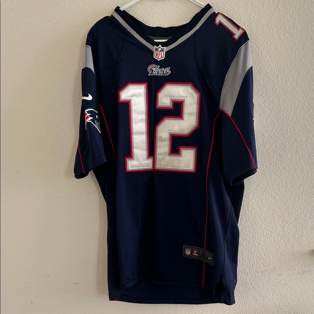 Vintage Nike NFL Tom Brady Patriots Jersey #12